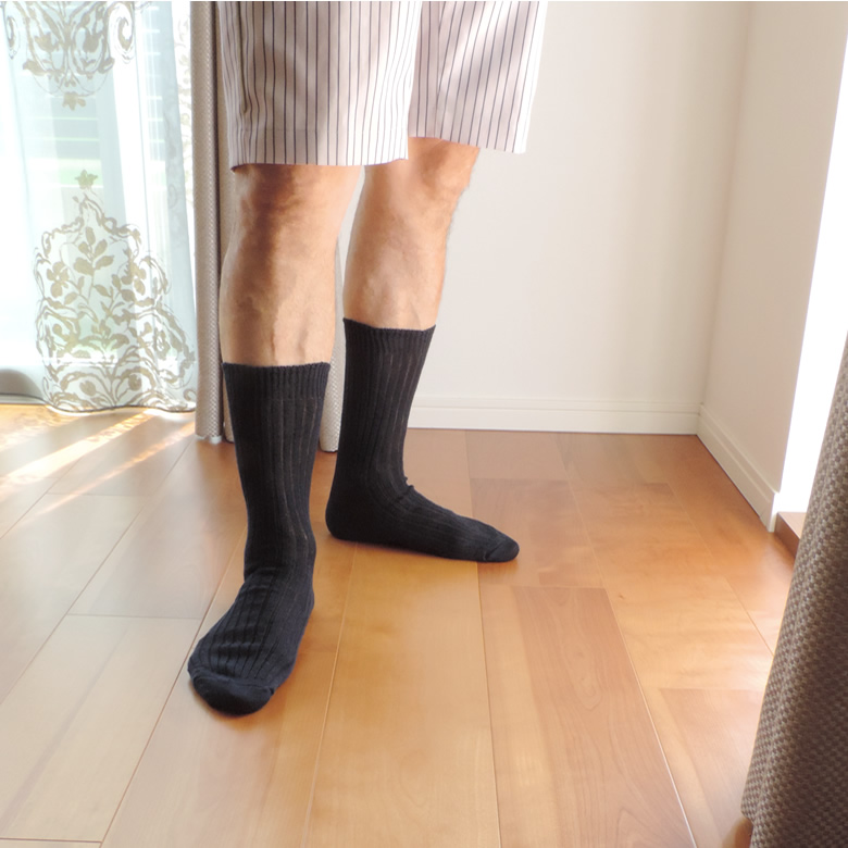 リネン ソックス