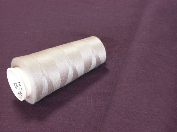 リネン生地40番手グレープパープル