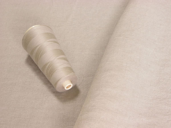 リネン生地40番手ナチュラル