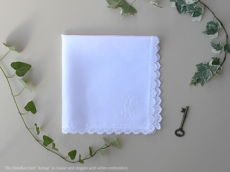 リネンハンカチ レースアンティーク リネンハンカチ レースアンティーク