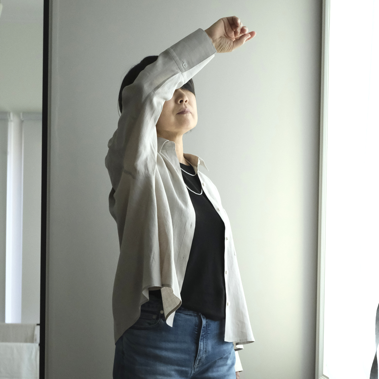 シャツブラウス