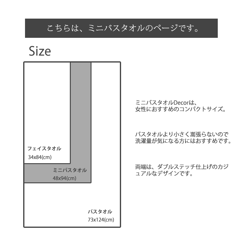 ミニバスタオル