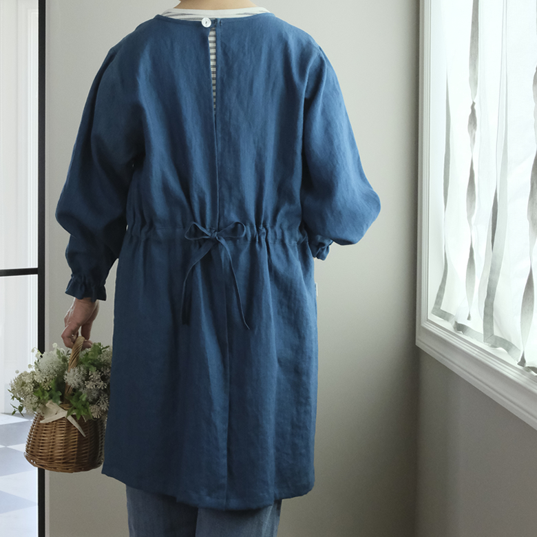 リネン かっぽう着