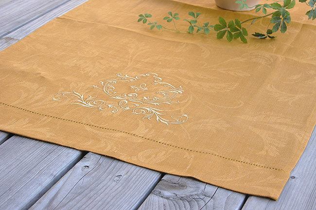 リネン テーブルランナー