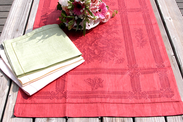 リネン テーブルランナー